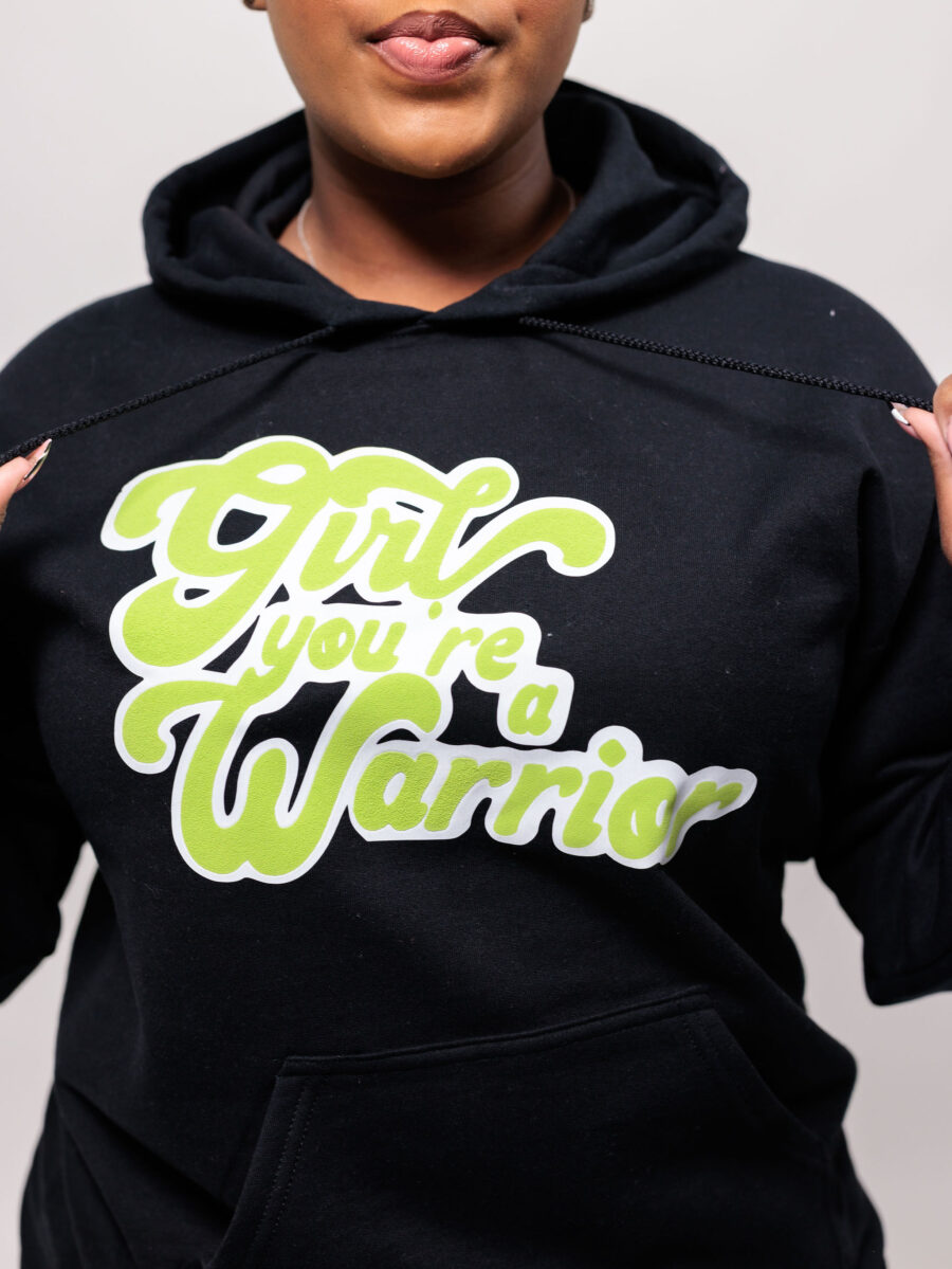 Girl You're A Warrior Hoodies - Image 2